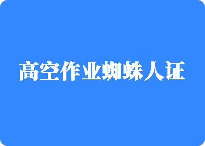 想外国人大jb抽在线看高空作业蜘蛛人证